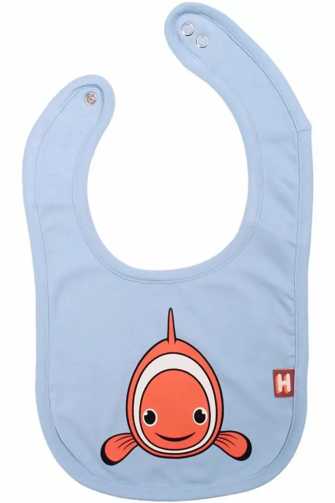 Danefæ Dyrmunchie Bib Pastel Blue Klovnefisk Cheap