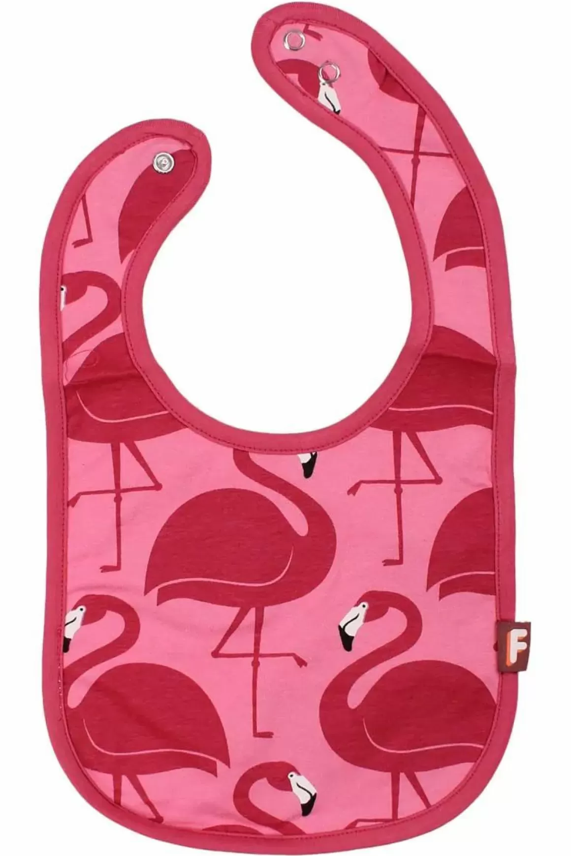 Danefæ Dyrmunchie Bib Pink Flamingo Aop Flash Sale