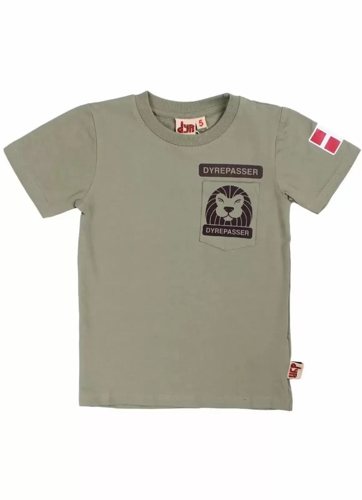 Danefæ Dyrsafari T-Shirt Sage Discount