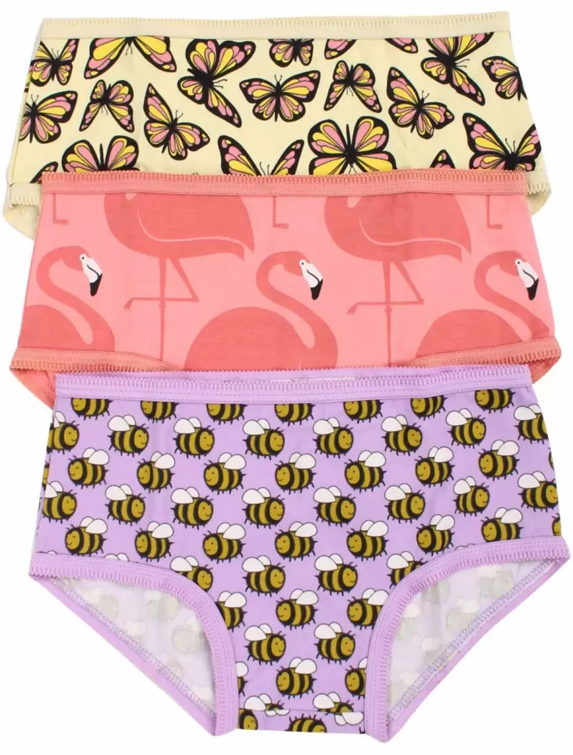 Danefæ Dyrunderpants 3-Pack Flutter/Bi/Flamingo New