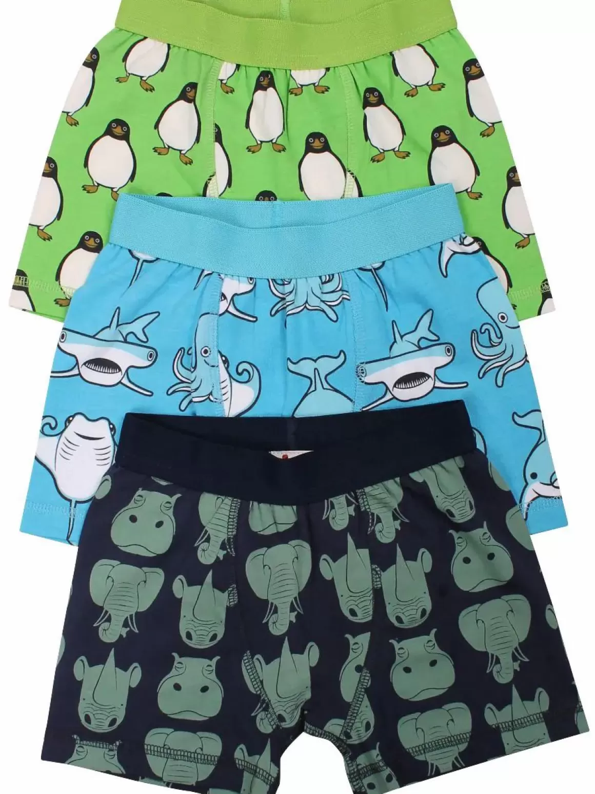 Danefæ Dyrunderpants 3-Pack Tykhuder/Pingviner/Marineliv Fashion