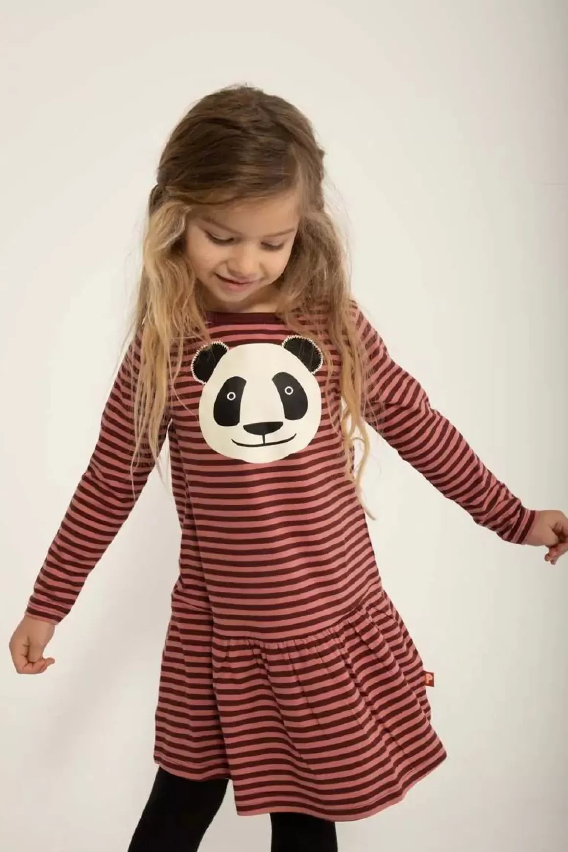 Danefæ Dyrzanzi Dress Ls Red Wine/Old Rose Panda Sale