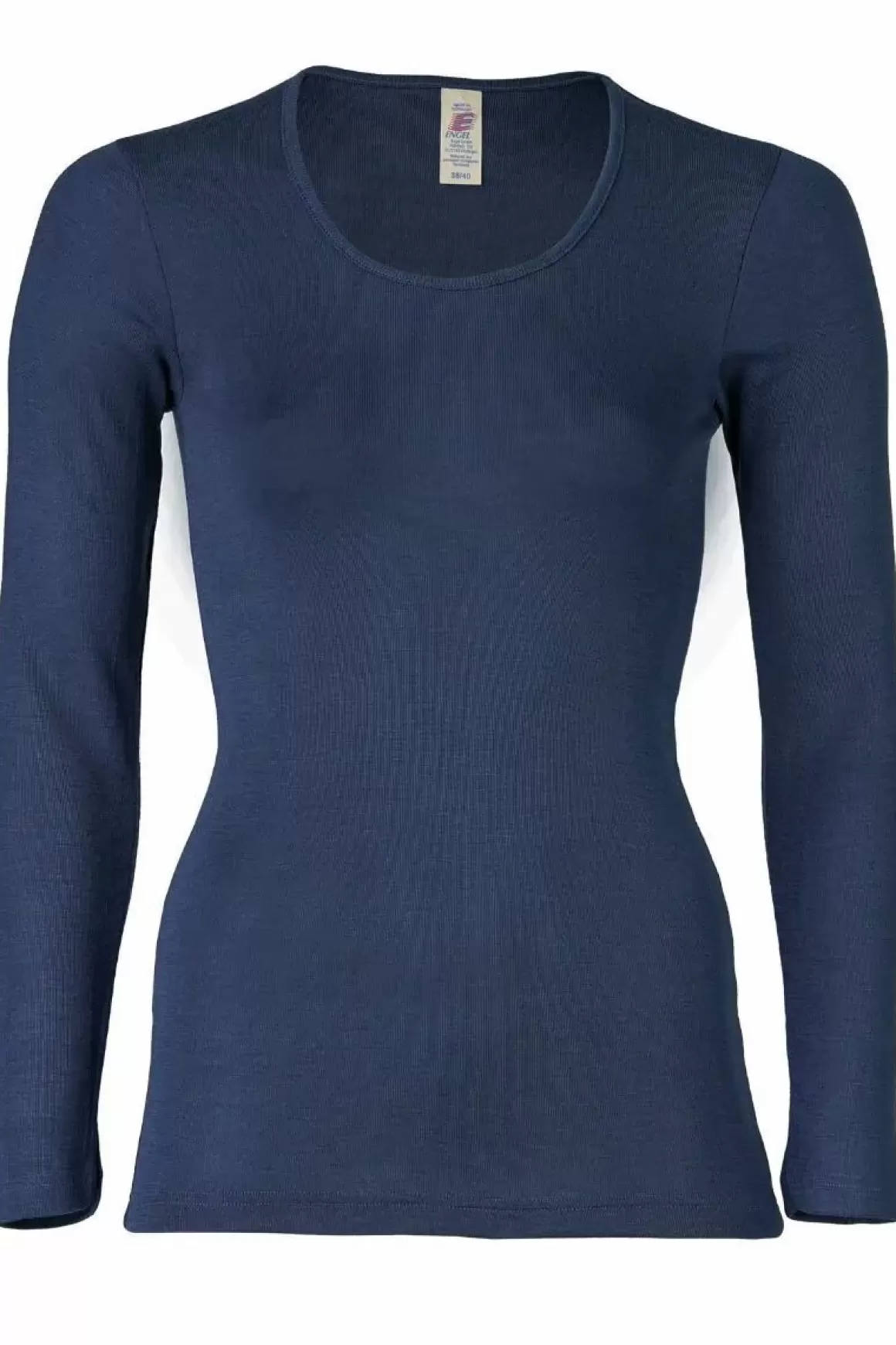 Danefæ Engel Wool Natur Ladies Shirt Ls Navy Sale