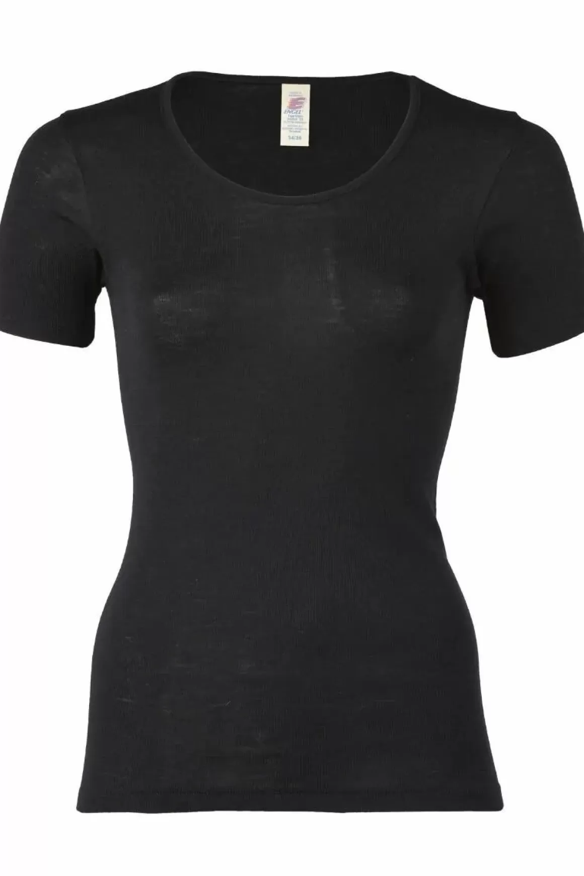 Danefæ Engel Wool Natur Ladies Shirt Ss Black Cheap