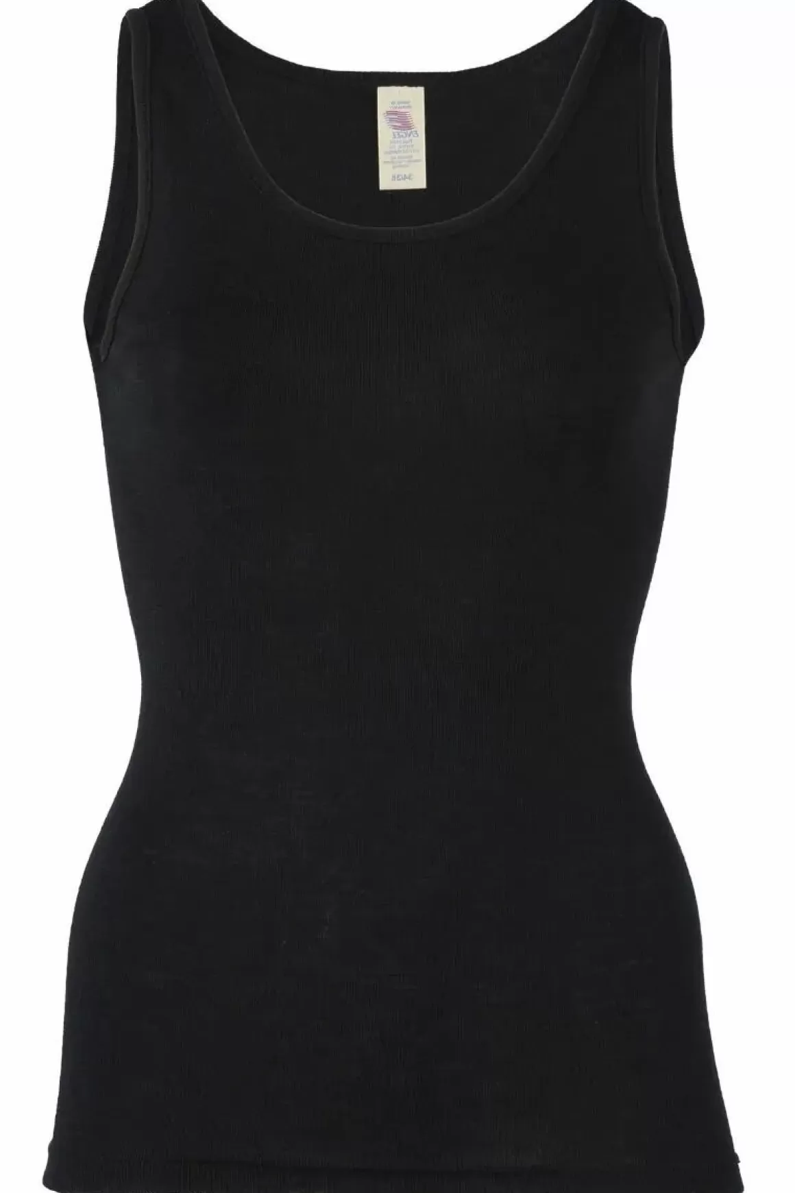 Danefæ Engel Wool Natur Ladies Tanktop Black Fashion