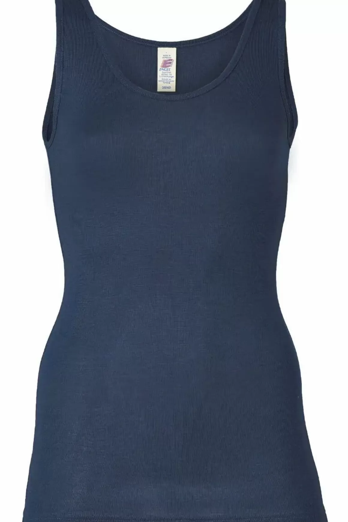 Danefæ Engel Wool Natur Ladies Tanktop Navy Cheap