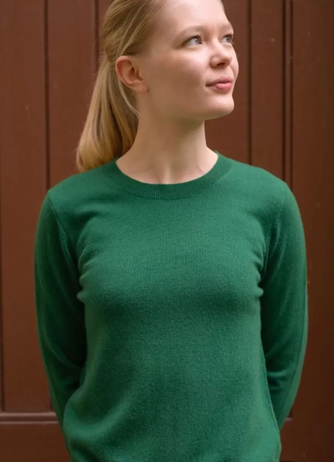 Danefæ Ess - Cashmere Kiss Sweater Tennis Green Sale