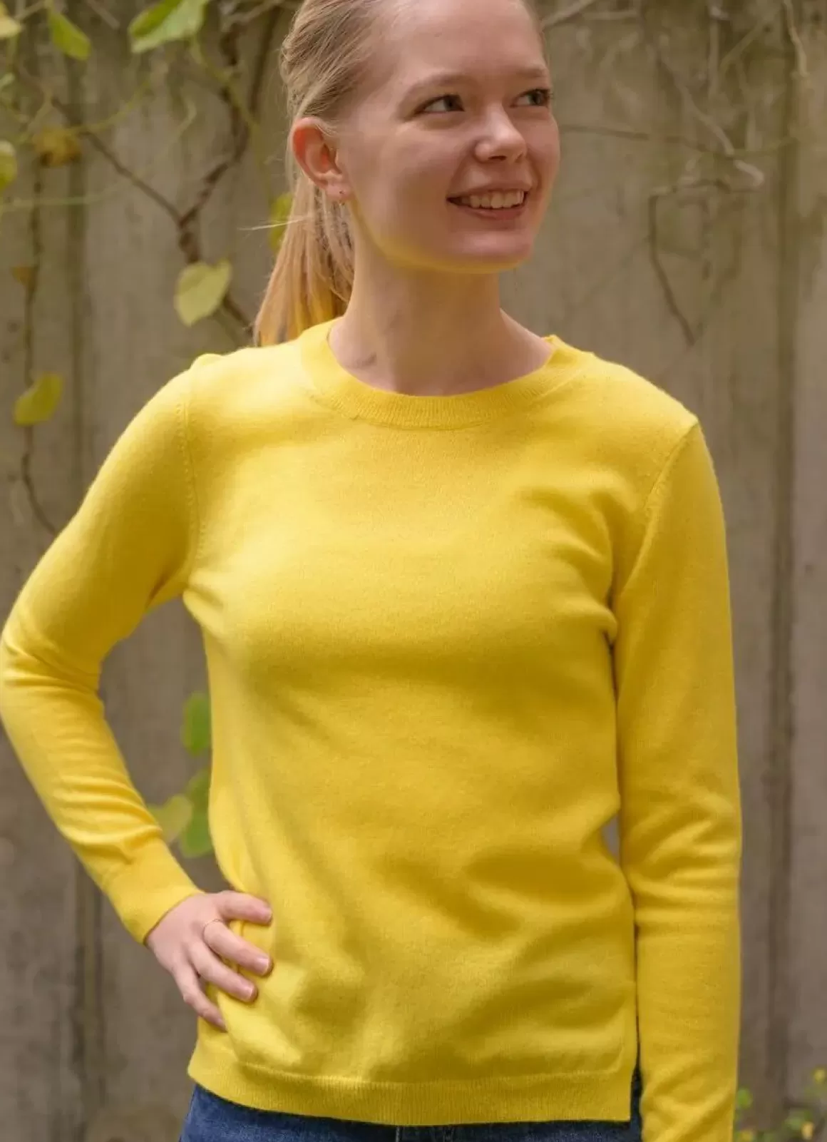 Danefæ Ess - Cashmere Kiss Sweater Wild Yellow Cheap