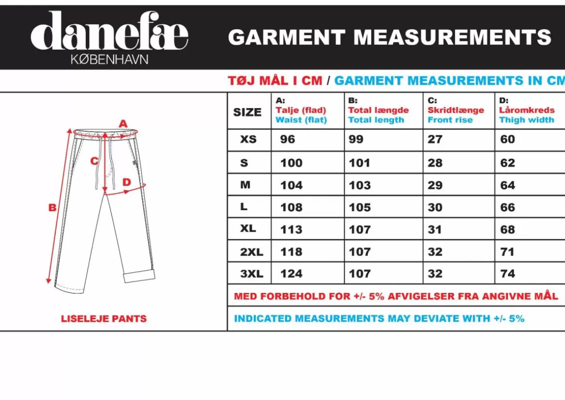 Danefæ Ess - Daneliseleje Cord Pants Black Best