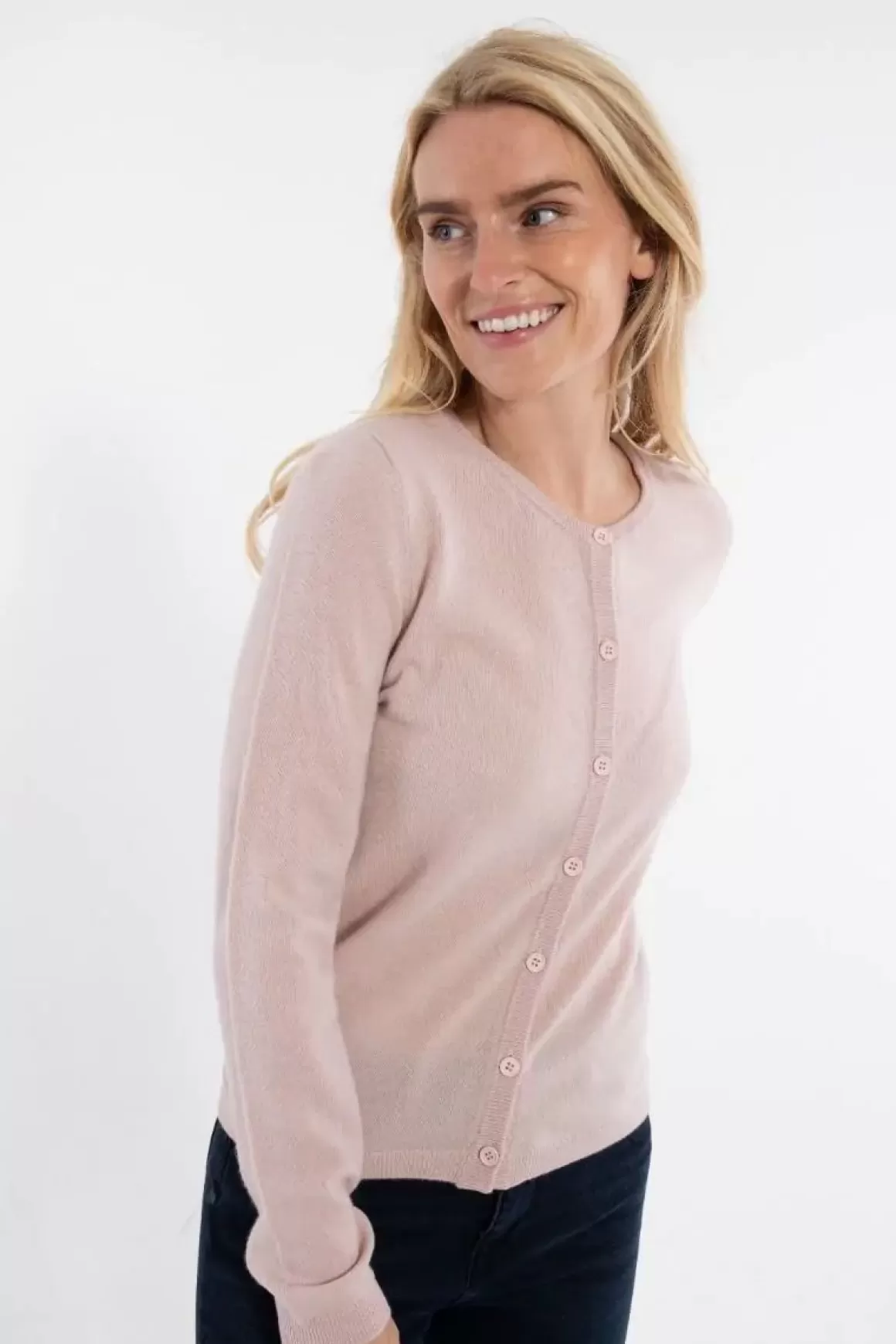 Danefæ Ess - Forget Me Not Merino Cardigan Powder Pink Best