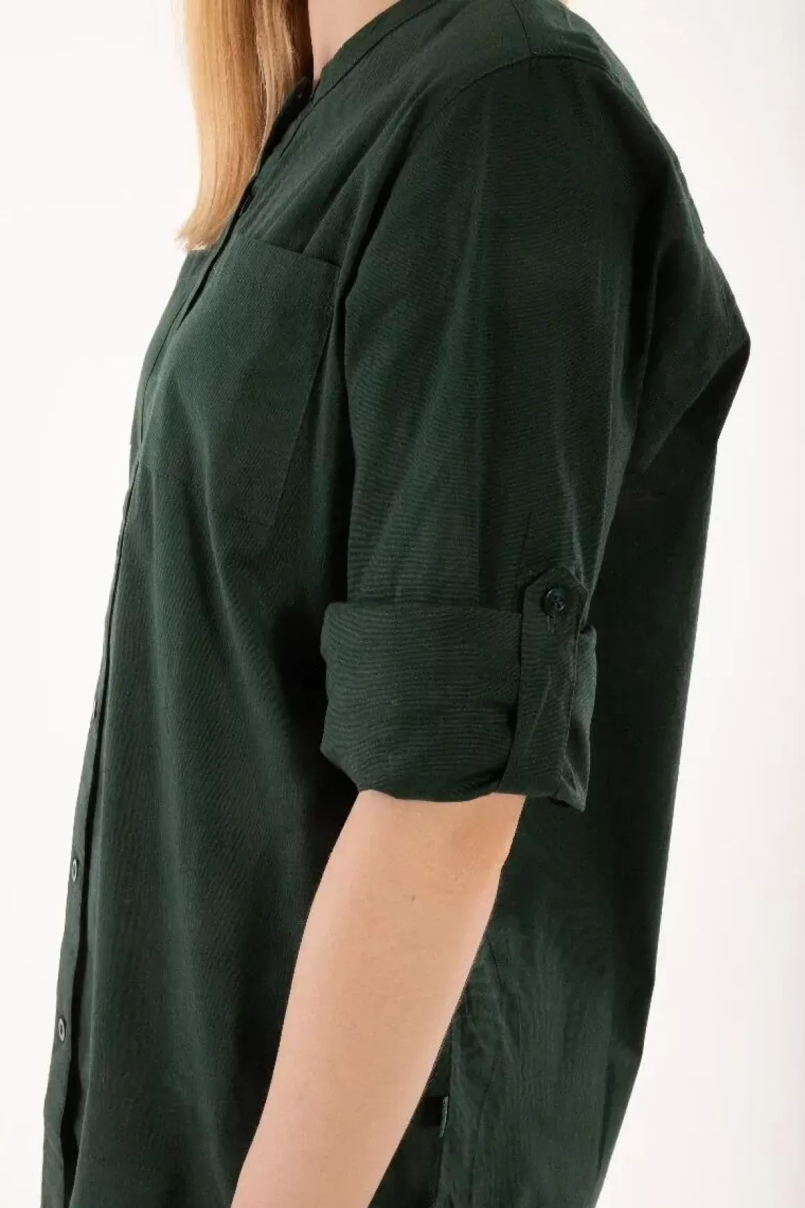 Danefæ Ess - Joy Poplin Shirt Black Green Fashion