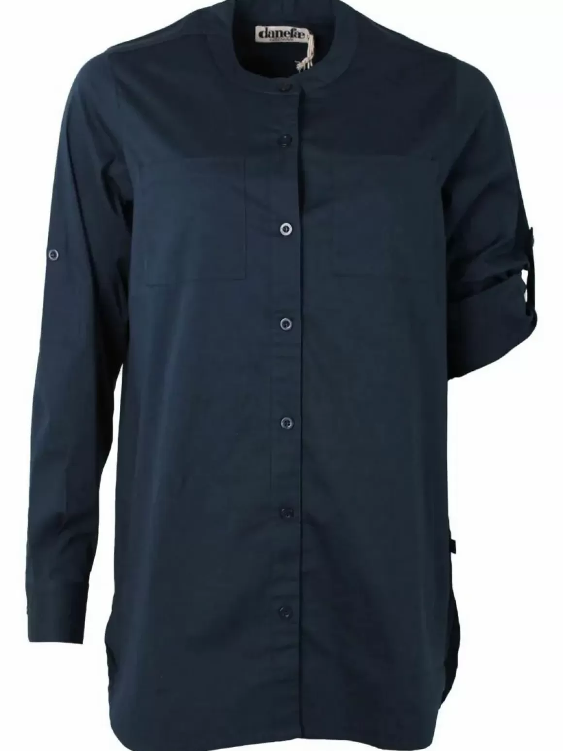 Danefæ Ess - Joy Poplin Shirt Navy Discount