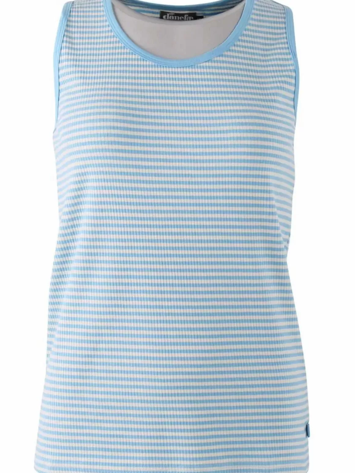 Danefæ Ess - Organic Danallinge Top Baby Blue/Chalk Fashion