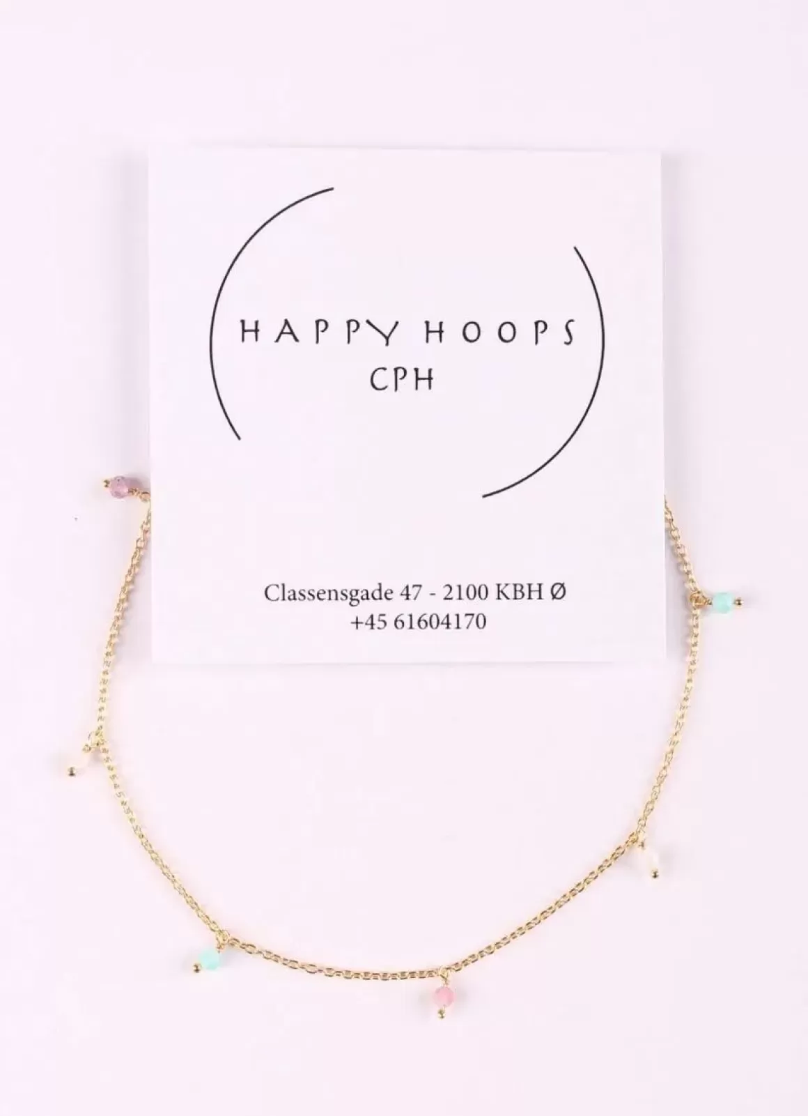 Danefæ Happy Hoop Cph Amanda Halskaede Guldfarvet Flash Sale