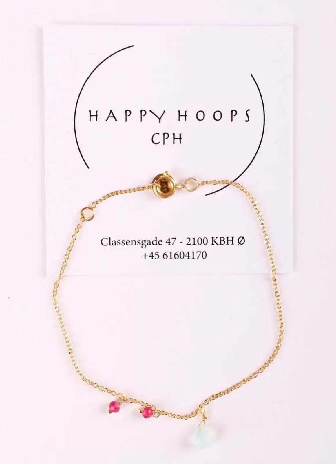 Danefæ Happy Hoop Cph Mimi Armband Guldfarvet Hot