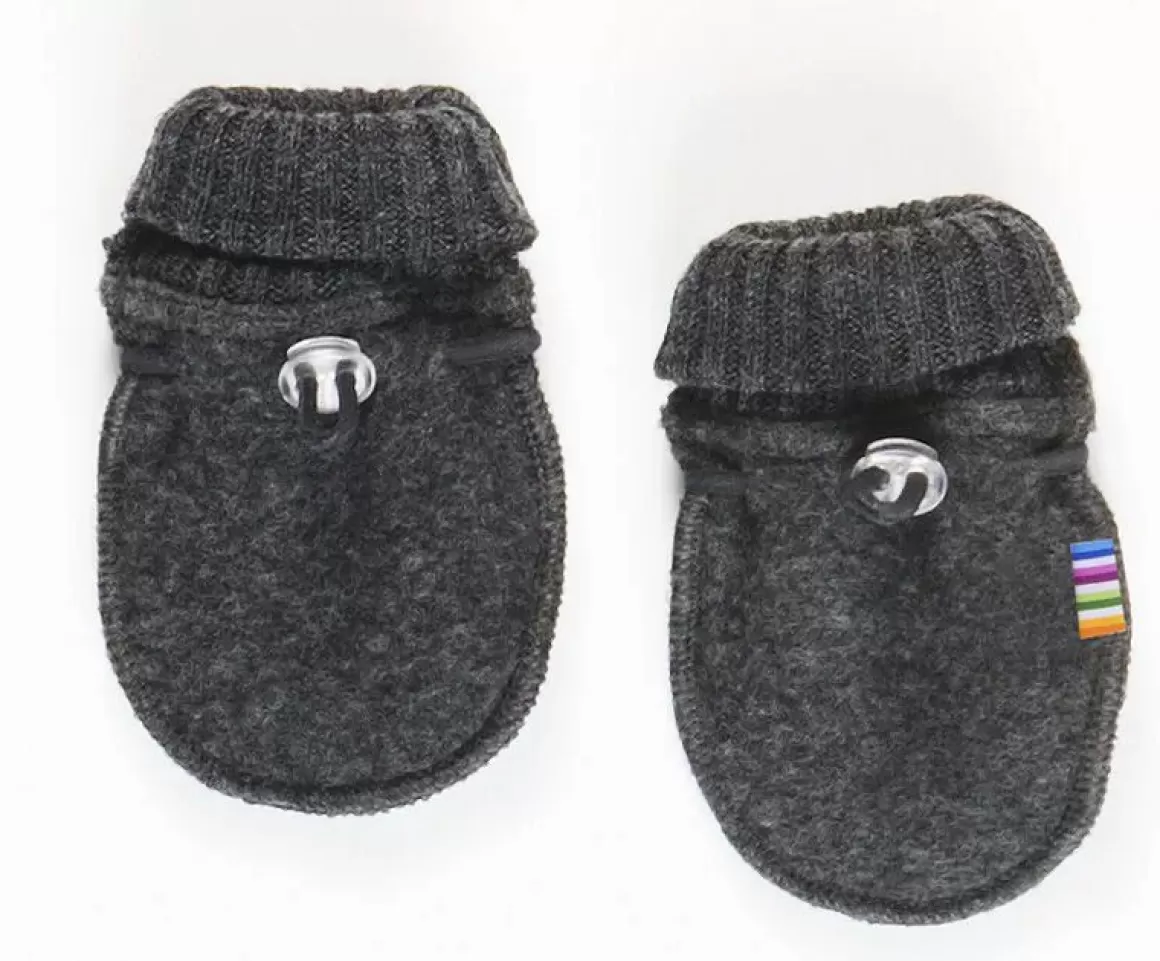 Danefæ Joha Baby Mittens Uld Fleece Koks Melange Clearance