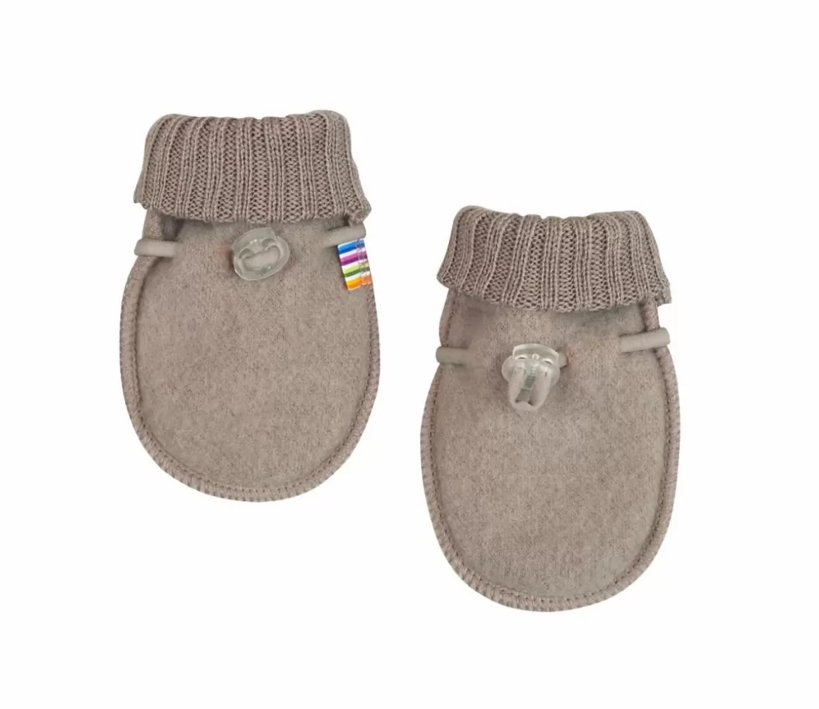 Danefæ Joha Baby Mittens Uld Fleece Sesame Melange Sale