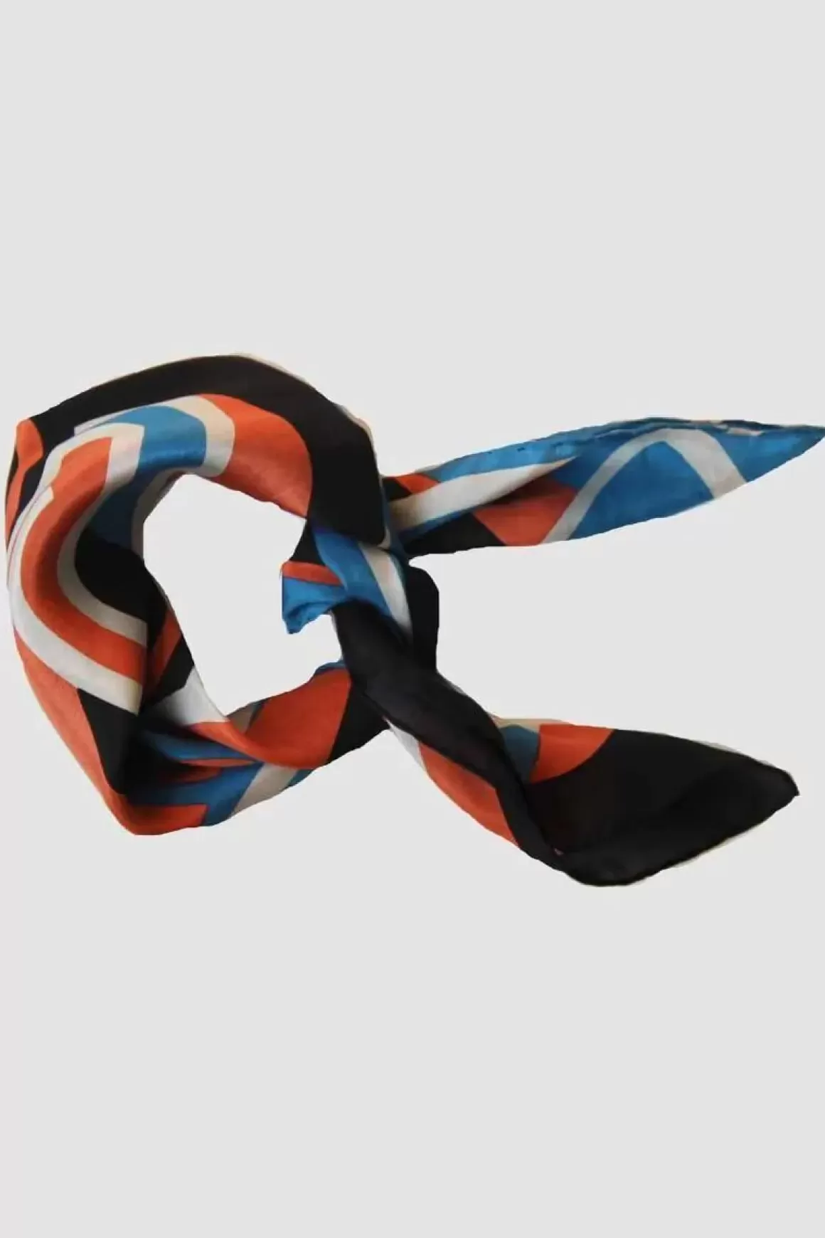 Danefæ Les Belles Vagabondes Mini Silk Scarf 70'S Black Shop