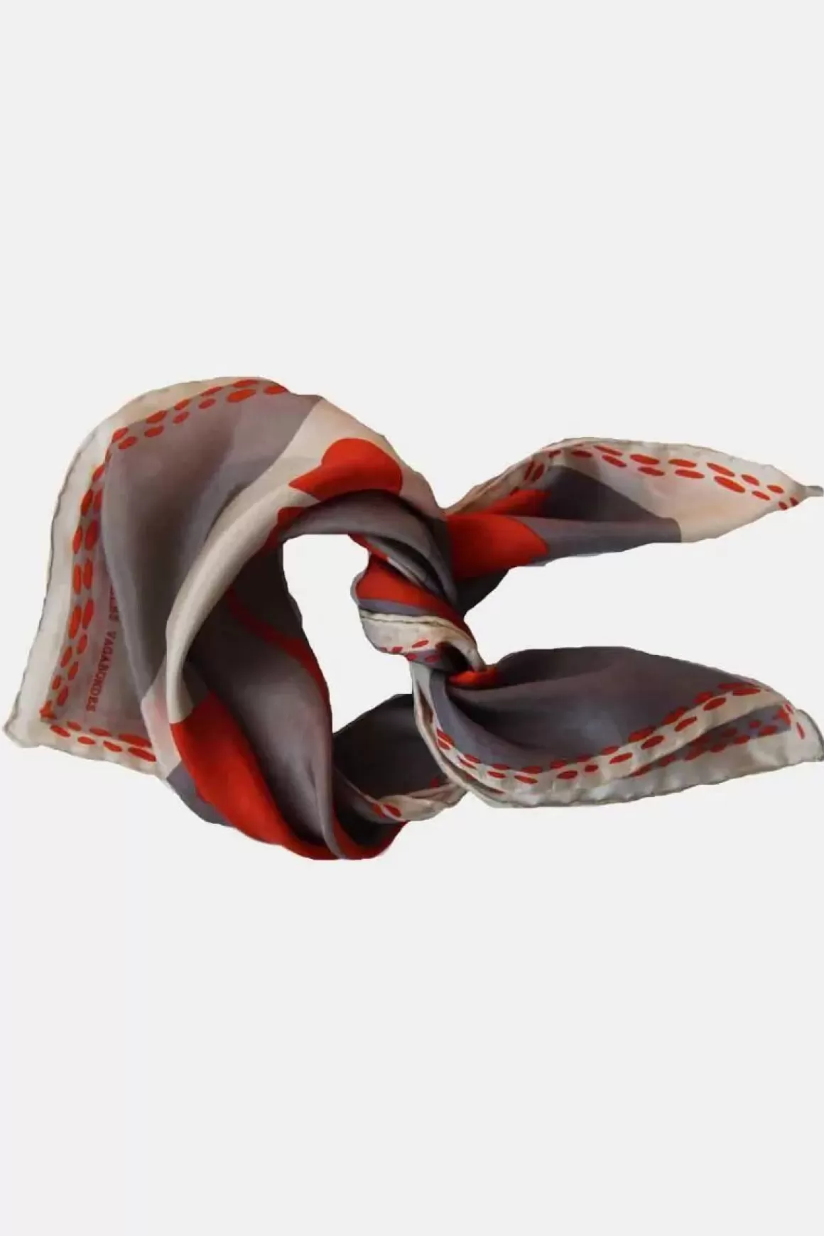 Danefæ Les Belles Vagabondes Mini Silk Scarf Biloba Orange Best Sale