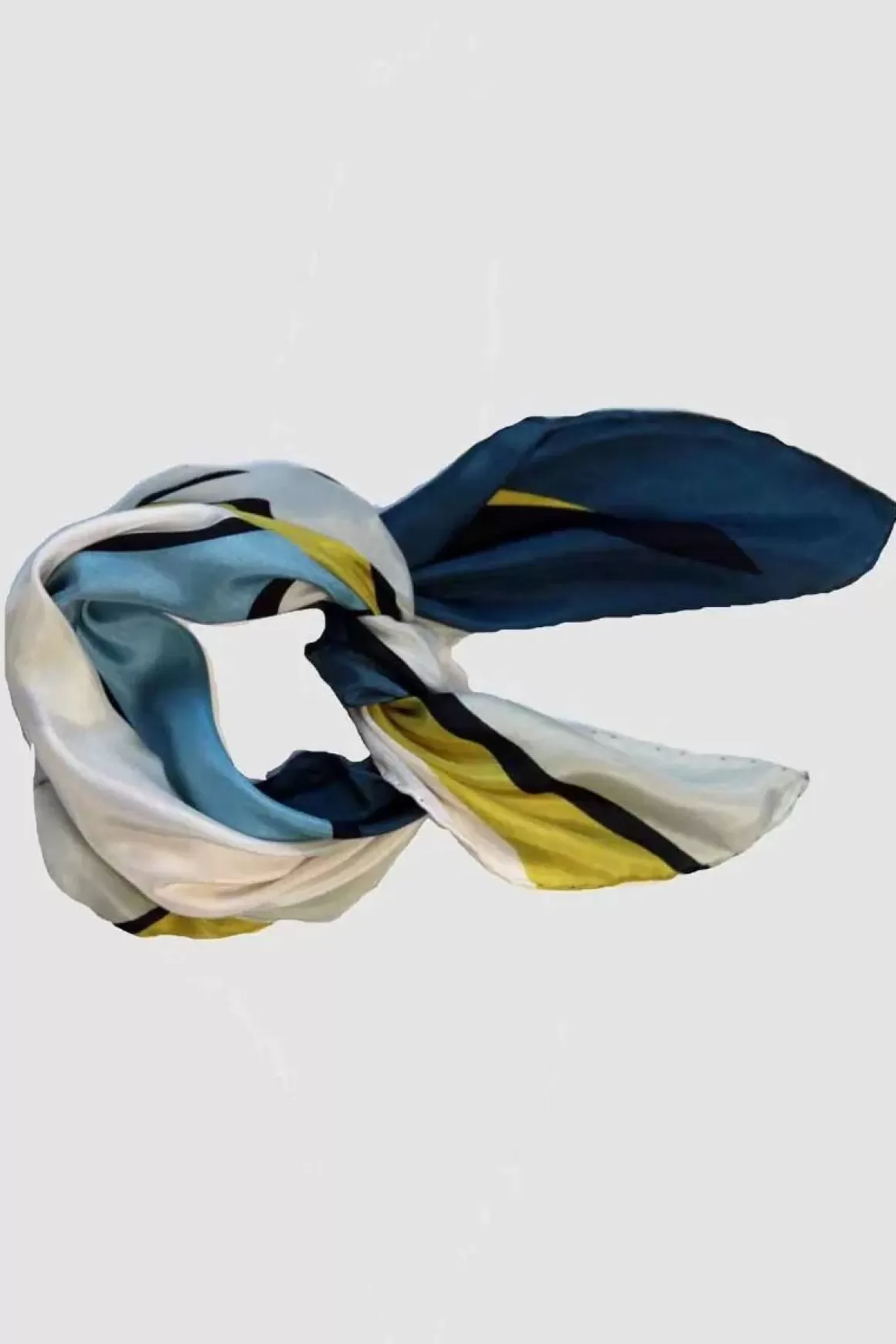 Danefæ Les Belles Vagabondes Mini Silk Scarf Expression Yellow Cheap