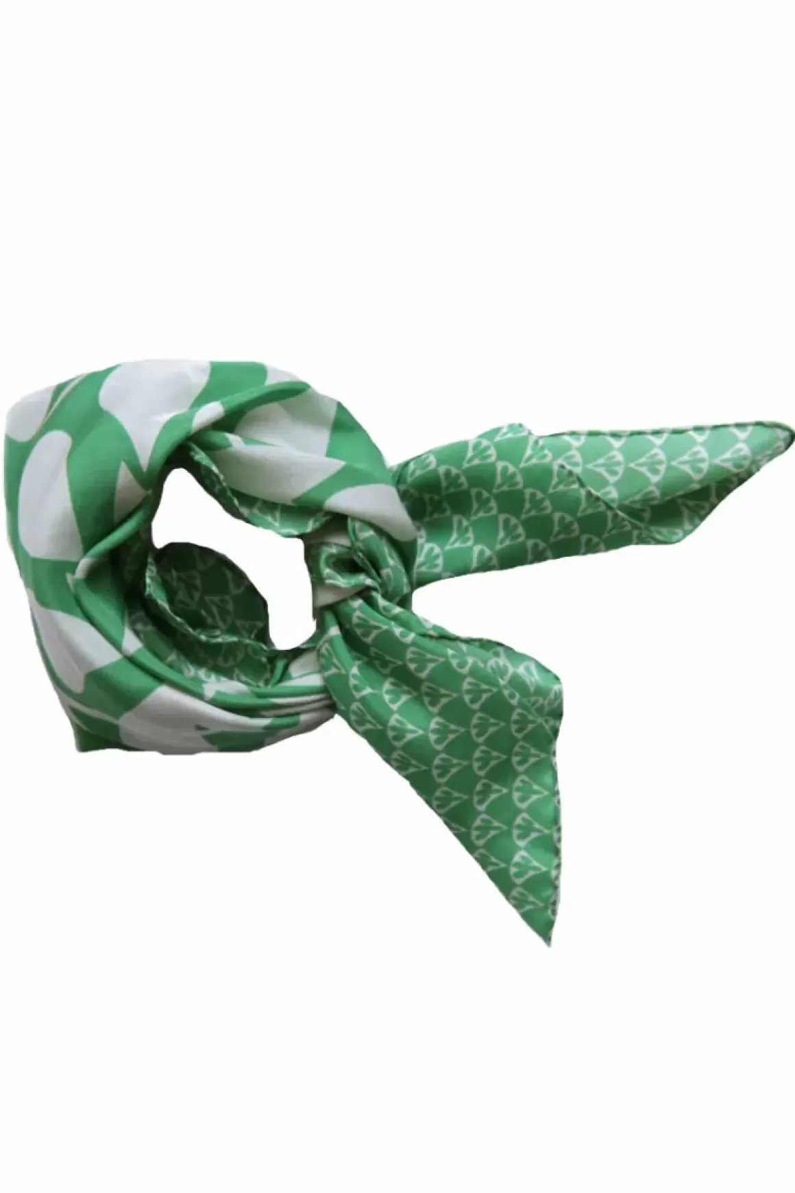 Danefæ Les Belles Vagabondes Mini Silk Scarf Ficus Green Online