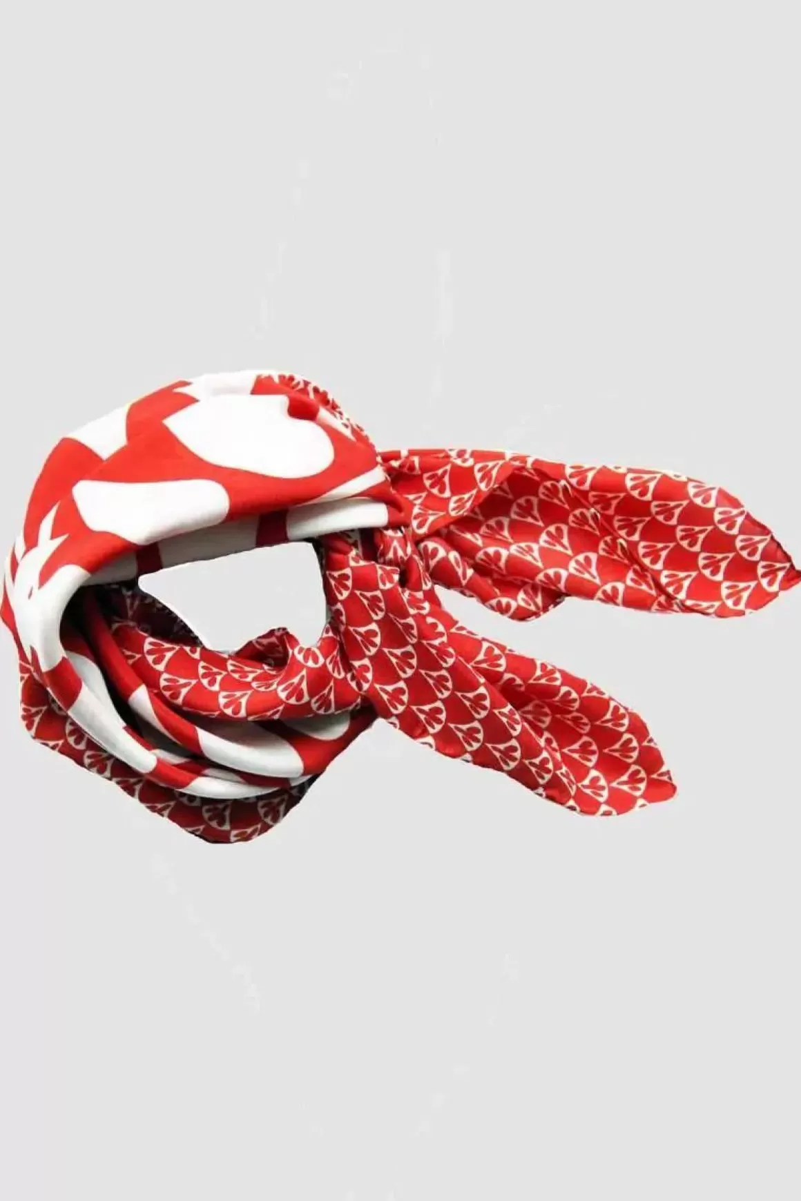 Danefæ Les Belles Vagabondes Mini Silk Scarf Ficus Orange Flash Sale