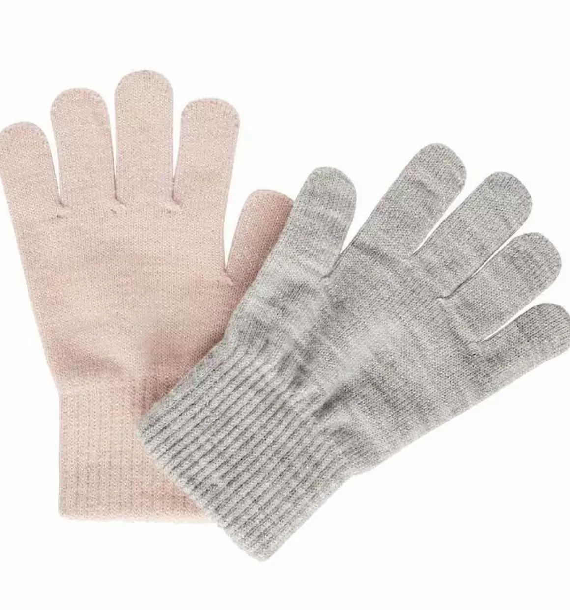 Danefæ Melton 2-Pack Gloves W.Lurex Silver/Rose Clearance