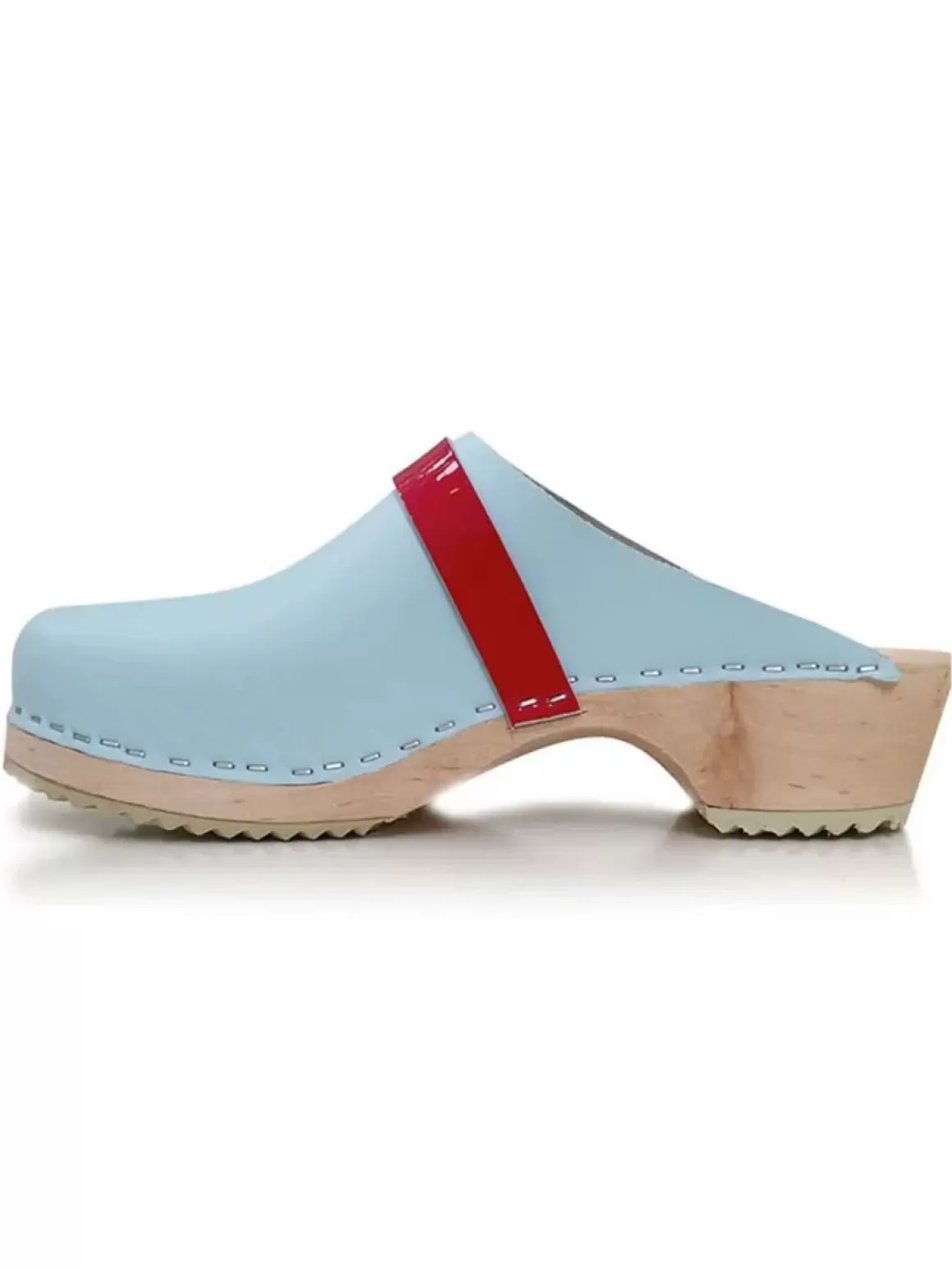 Danefæ Mine Traesko Light Blue/Red Clearance