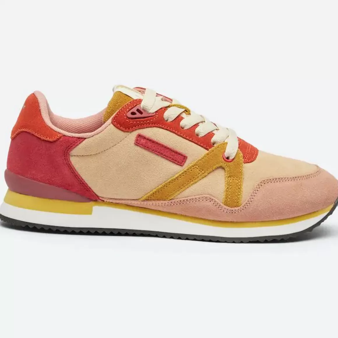 Danefæ M.Moustache Andre Running Sneakers Suede Rose Nude Jaune Cheap