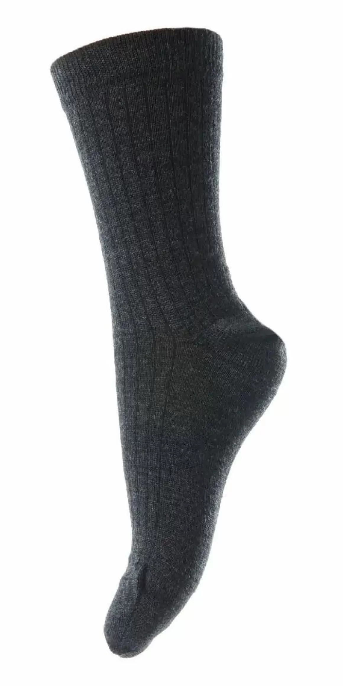 Danefæ Mp Wool Rib Socks Dark Grey-497 Store