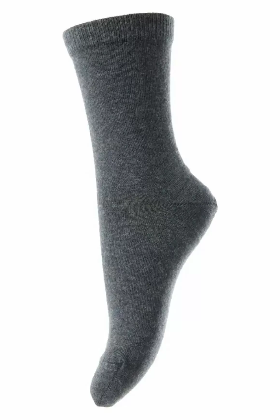 Danefæ Mp Wool/Cotton Socks Dark Grey Melange-497 Online