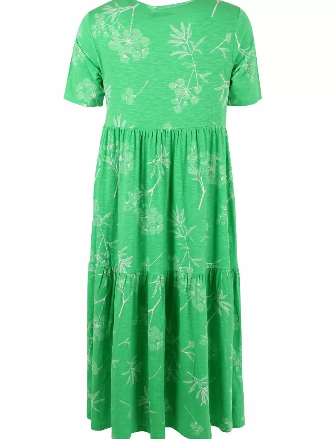 Danefæ Organic - Danemarkise Slub Jersey Dress Spring Green Hemlock Sale