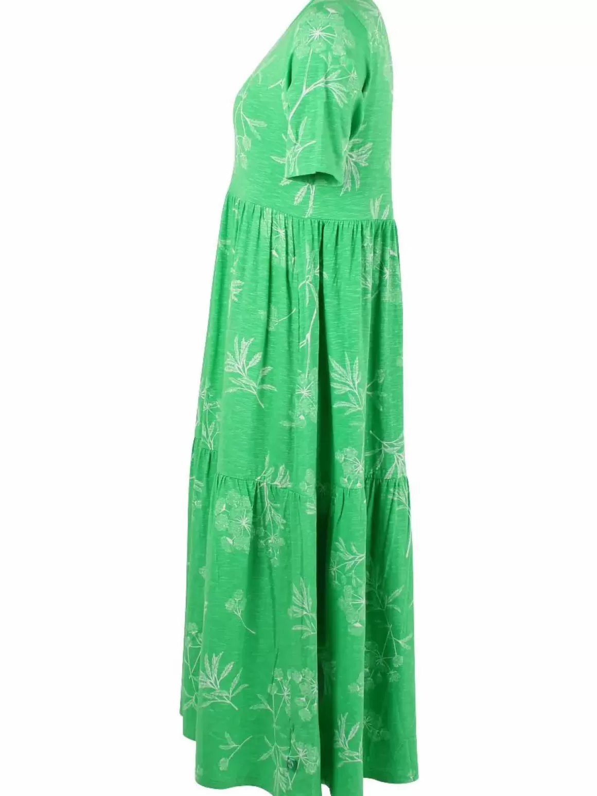 Danefæ Organic - Danemarkise Slub Jersey Dress Spring Green Hemlock Sale