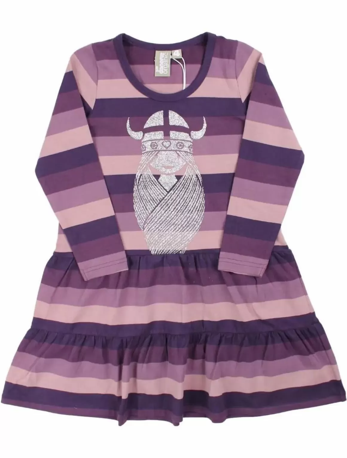 Danefæ Organic - Danemiva Dress Eggplant Freja (Glitter) Shop