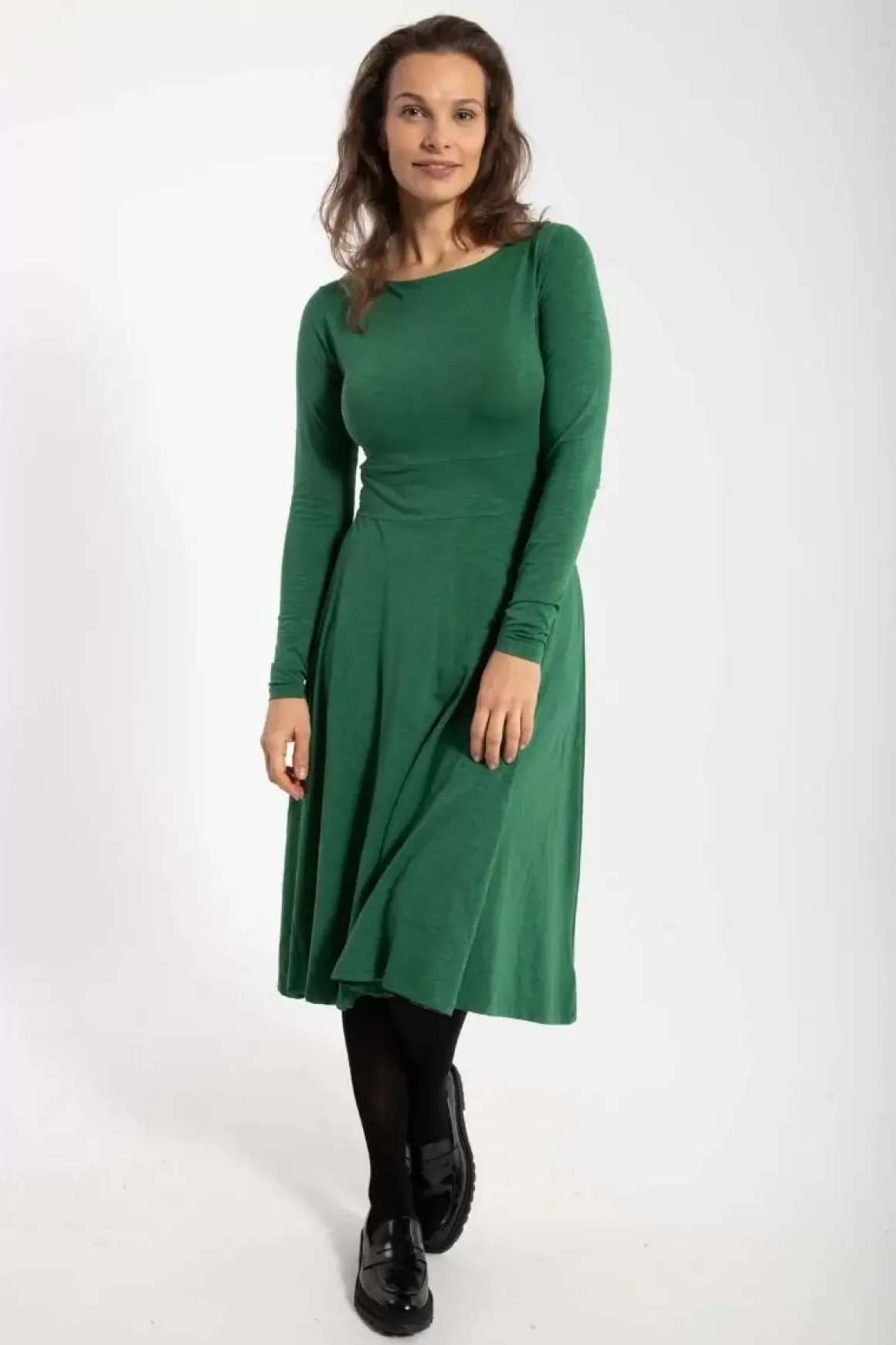 Danefæ Organic - Danesigrid Viscose Dress Warm Khaki Store