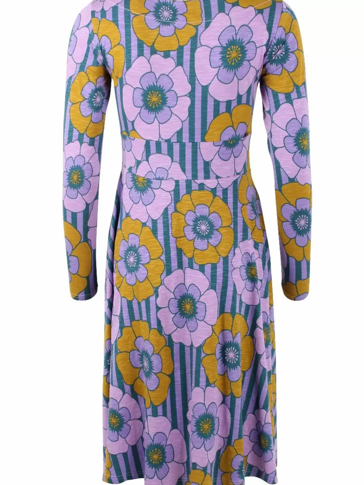 Danefæ Organic - Danesigrid Viscose Slub Dress Viola Power Flower Store