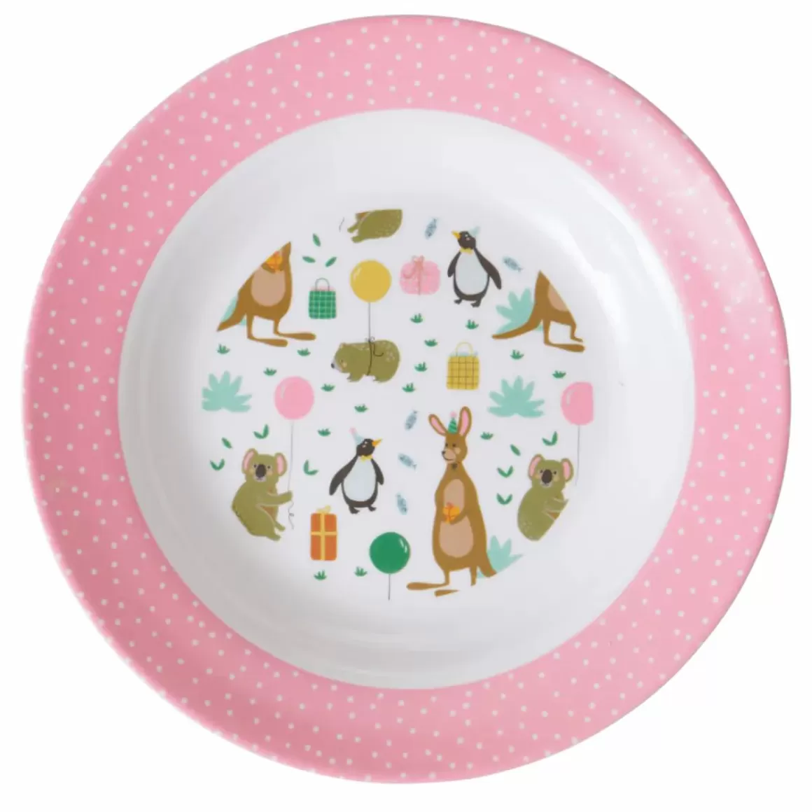 Danefæ Rice Melamine Borneskal Pink Party Animal Best