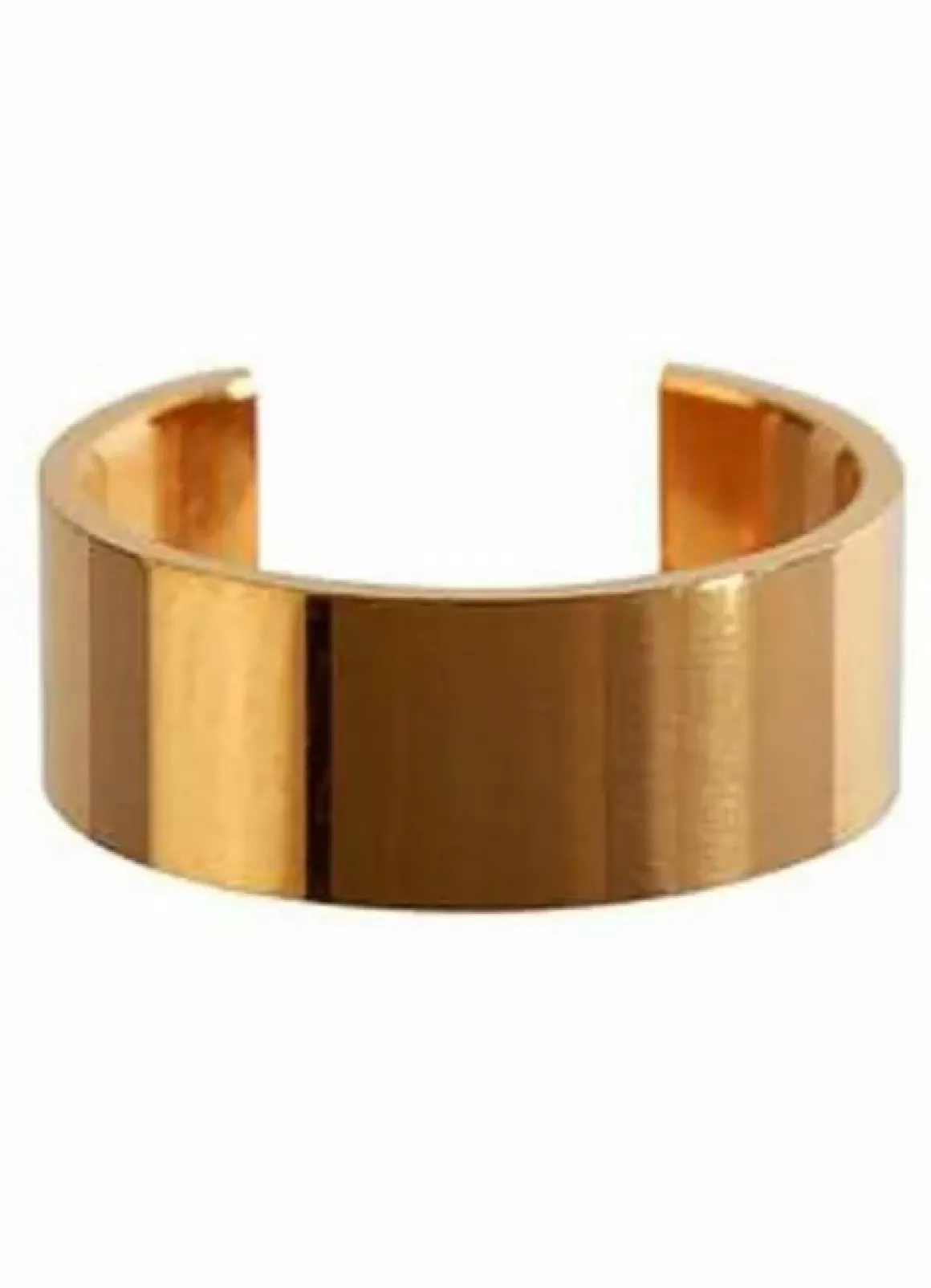 Danefæ Scherning Cut Cuff Guldbelagt Store